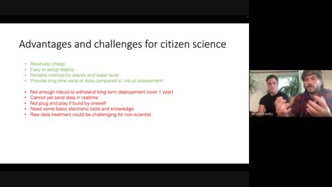 ESCOM Webinars - S.01 Ep.08 - Lowécost sensors for coastal dynamics é Jeremy Baudry