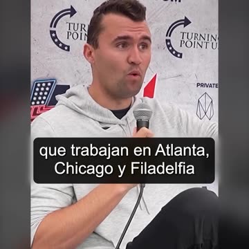 Charlie Kirk - 'Shame on your father for peddling that crap'