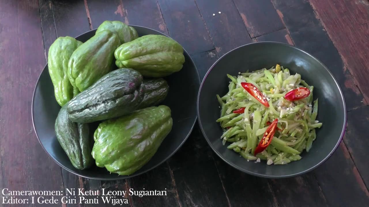 Stir Fry Chayote, Tumis Labu Siam