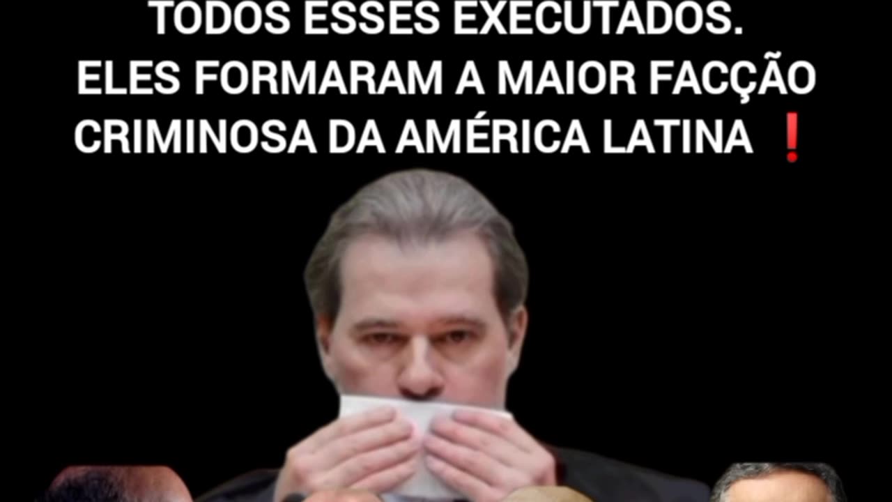 NÃO RESTA MAIS DÚVIDAS QUE ESSE REGIME TÊM QUE SER DERRUBADO E TODOS ESSES EXECUTADOS. ELES FORMARAM A MAIOR FACÇÃO CRIMINOSA DA AMÉRICA LATINA ❗