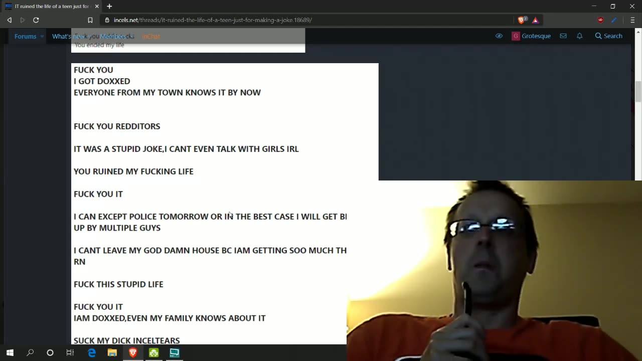 Todd Thundercock: INCEL gets DOXXED after making joke about his ONEITIS! His LIFE is RUINED by INC.