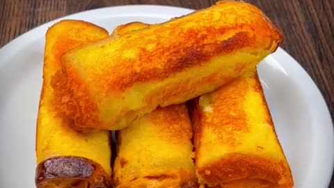 Toasted Bread Rolls with Hotdog and Cheese | Quick & Easy Snack Recipe