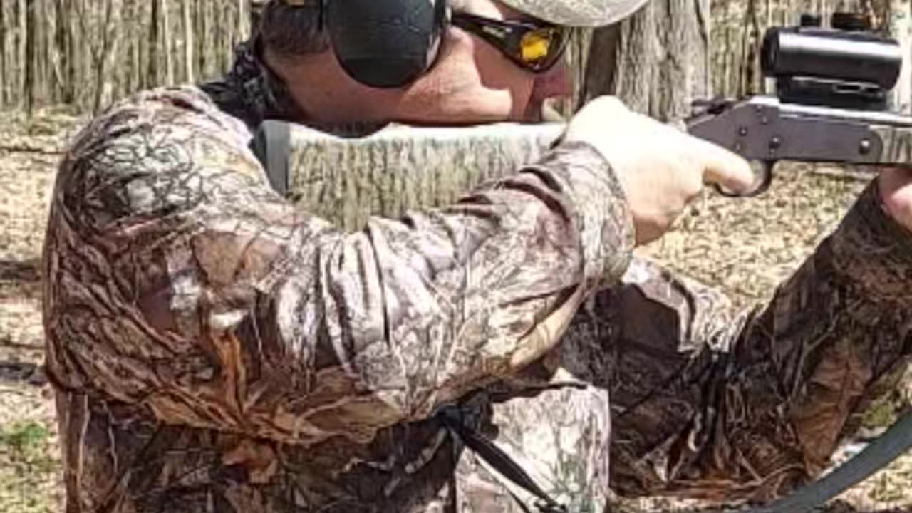 Troy .410 with #7.5 shot in 2.5" shell