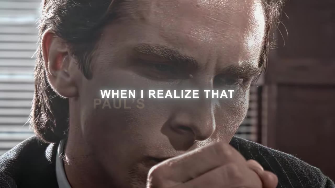 Hey paul! _ IB @21lukee _ #americanpsycho #patrickbateman #patrickbat...
