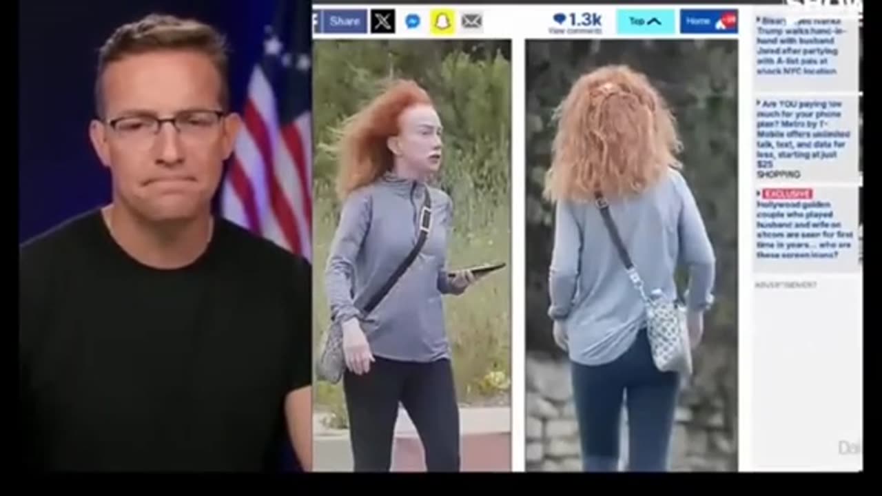 Kathy Griffin - lack of adrenochrome imo ..