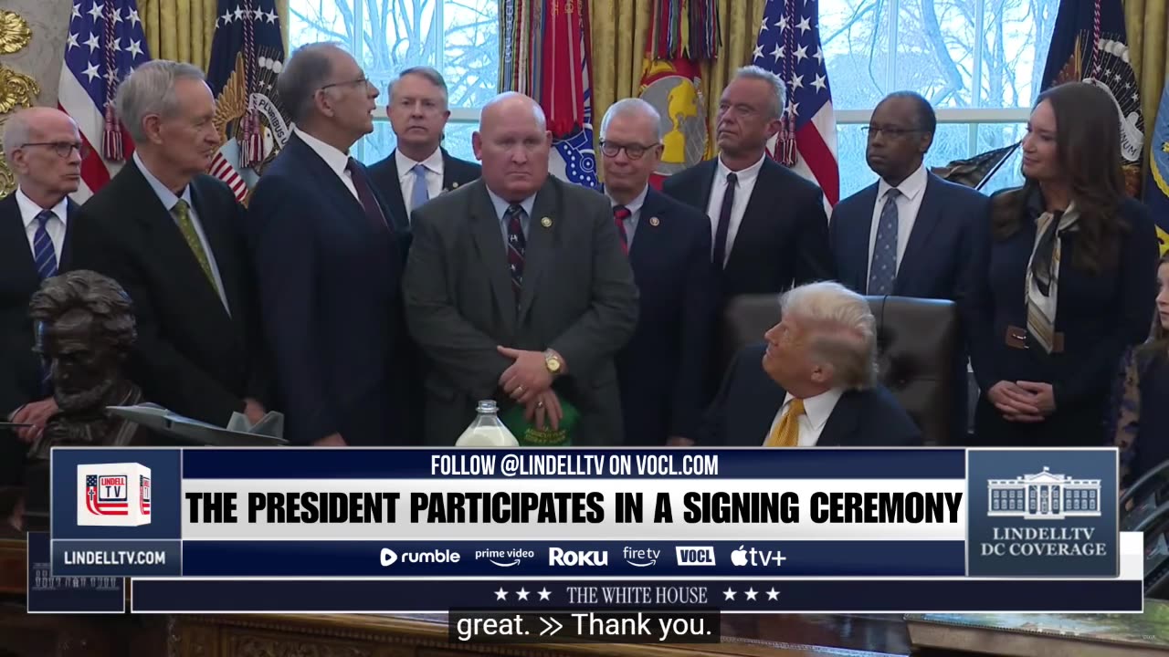 LIVE: PRESIDENT TRUMP PARTICIPATES IN A SIGNING CEREMONY