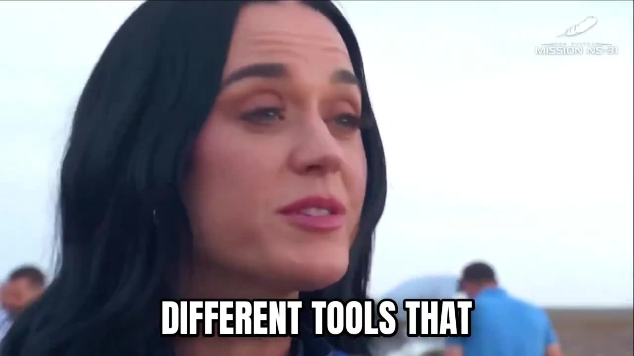Katy Perry reacts to allegedly going to space.