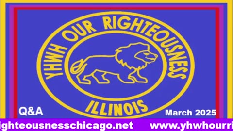 Recognition of Purim with YHWH OUR RIGHTEOUSNESS Chicago [Saturday, March 15, 2025] 10:00 a.m. Central/11:00 a.m. Eastern (Jews are Edomites, descendants of Esau)