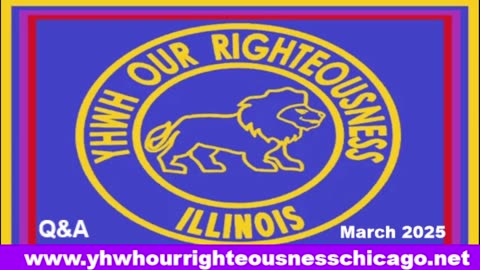 Recognition of Purim with YHWH OUR RIGHTEOUSNESS Chicago [Saturday, March 15, 2025] 10:00 a.m. Central/11:00 a.m. Eastern (Jews are Edomites, descendants of Esau)