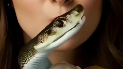 Ice cream. Snake. ASMR
