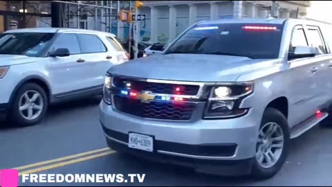 BREAKING 🚨 Anti-ICE rioters get thrown to the ground by Police after throwing trash on ICE Cars.