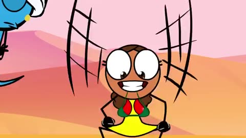 Animation funny stickman video