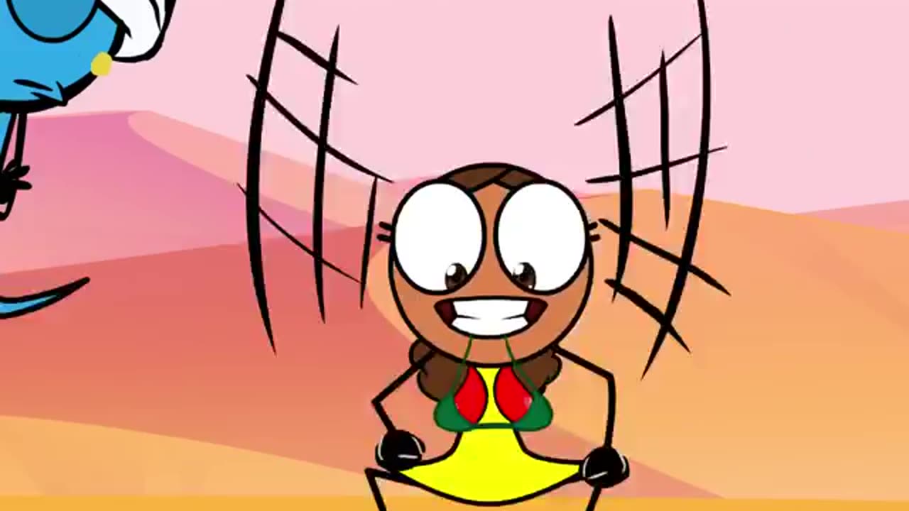 Animation funny stickman video