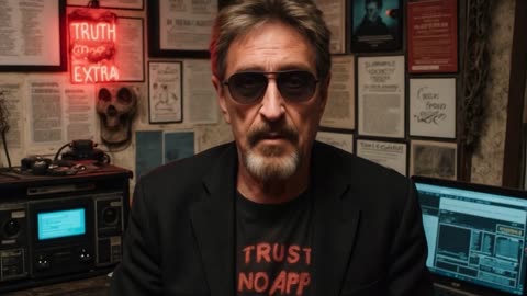 TRUE HON John McAFEE - Hes BACK WITH the EPSTEIN FILES!-)))