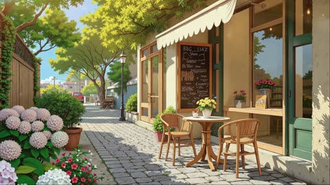 Dreamy Morning 🌻 Lofi Café Vibes | Chill Beats to Relax & Unwind