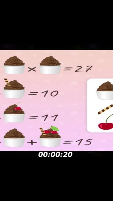 Cupcake Puzzle: Don’t answer too fast!