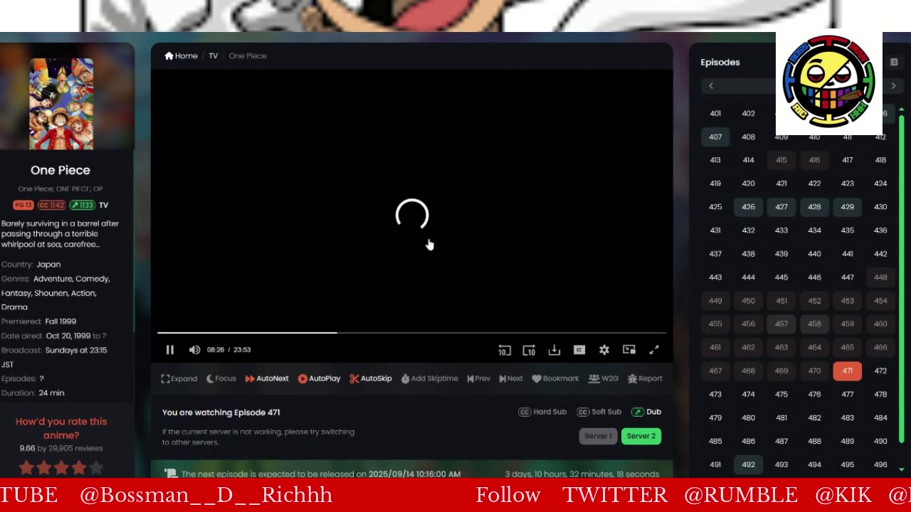 ONE PIECE MARATHON TUNE IN 100