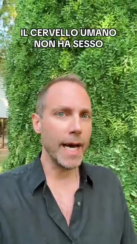 IL CERVELLO UMANO non ha SESSO né maschile né femminile 🧠