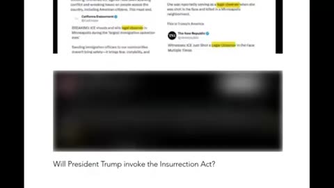 Santa Surfing 01072026 - Election Year Riots = Domestic TerrorismTrump world power moves