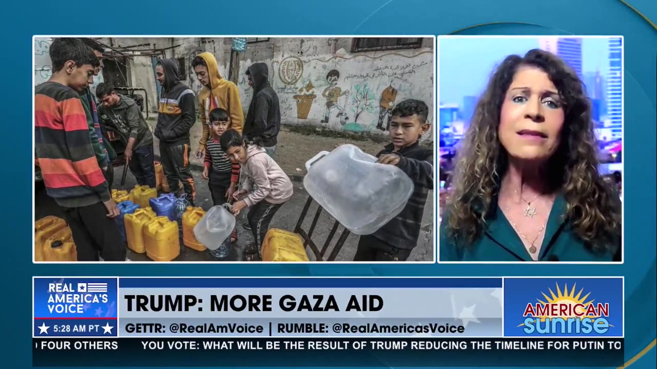 TRUMP: MORE GAZA AID