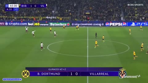 Borussia Dortmund - Villarreal 4:0 | 25. 11. 2025 | Champions League