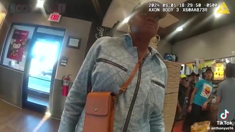 Karen argues with police that by law she's allowed to take one bite and get refund, McDonald's