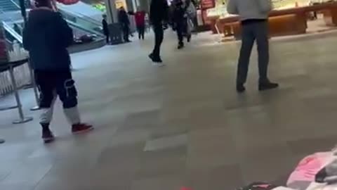 Barrie Ontario December 19 — Charmontario store brawl