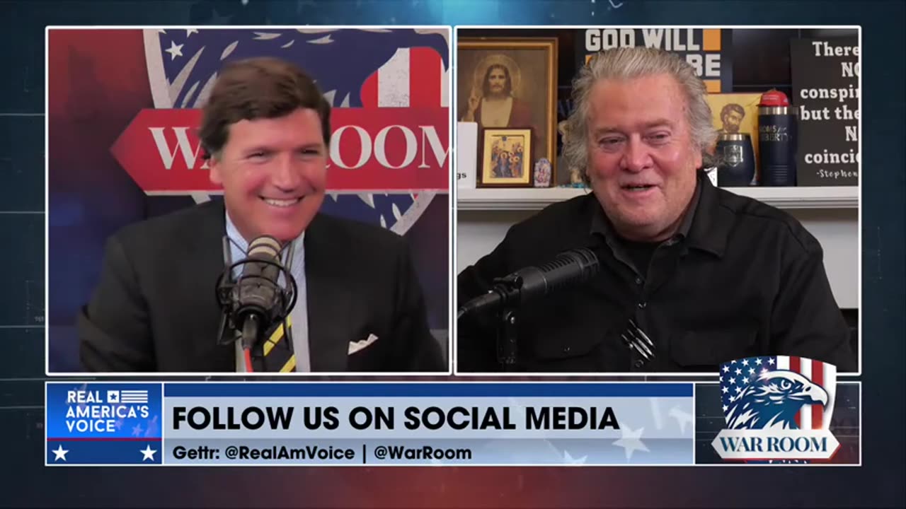 Tucker on Bannon's War Room