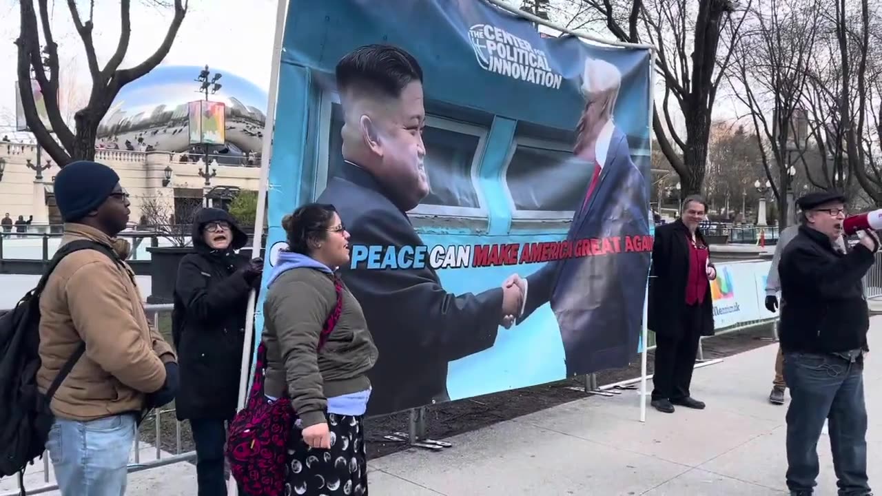 Peace with Russia! No war with Iran! Working Families First! CPI in the streets of Chicago