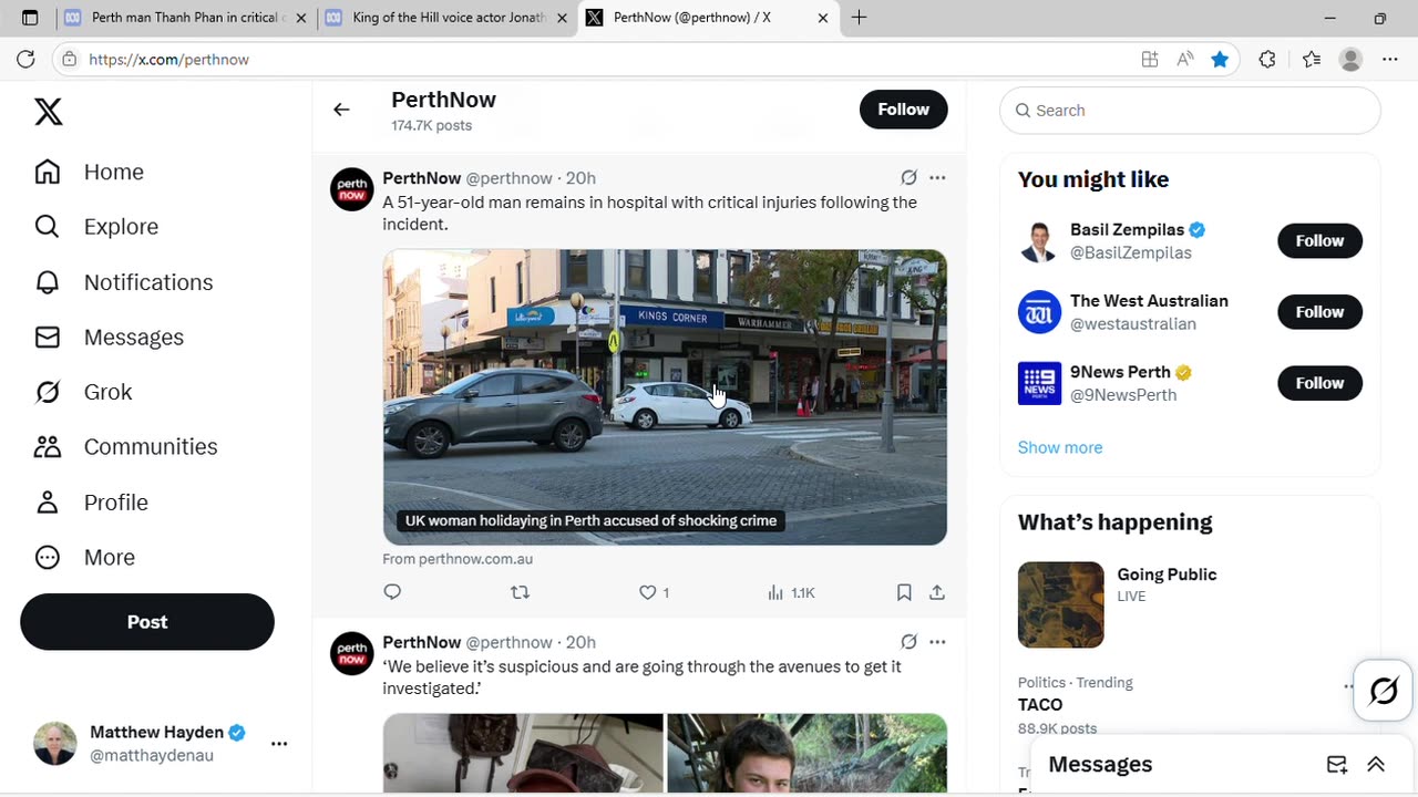 Perth Now's tweet-comms invoke power pyramids, storms, white hats, kings, money and more