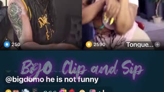 "TheRealBigPapi" dancing on live for TongueTwerk 🤣 7/11/25 #bigoclipandsip