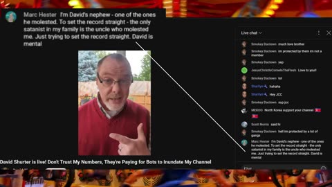 David Shurter Live Stream - Victim Appearance