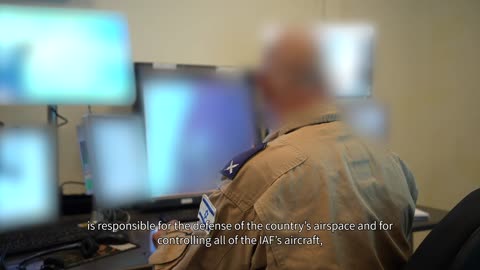 Video announcement of a former commander of the Aerial Control and Flight Surveillance Array: