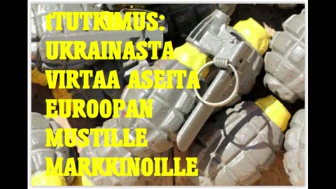 Tutkimus - Ukrainasta virtaa aseita Euroopan mustille markkinoille
