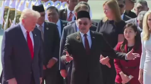 President Donald Trump arrives in Kuala Lumpur to attend the ASEAN summit
