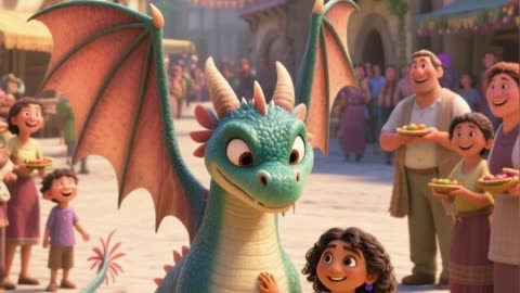 The Shy Dragon’s First Friend