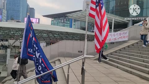 #SKoreanPatrioticSong#FreedomRally#SeoulKorea#SolidSKoreaUSAlliance#GodBlessAmerica#FAFO