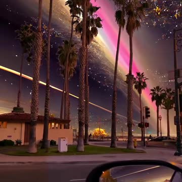 Neon Horizons: When the Sky Becomes Infinite 🚀💫