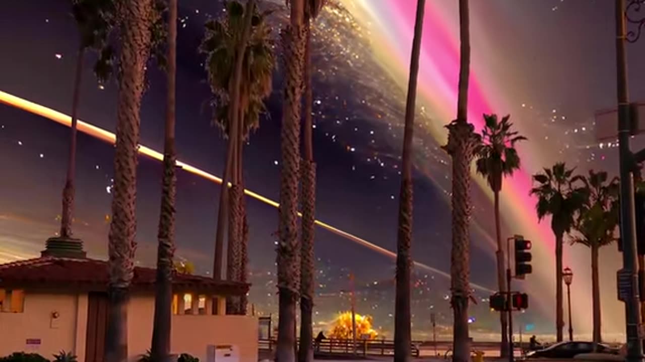 Neon Horizons: When the Sky Becomes Infinite 🚀💫