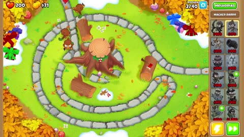 Bloons TD 6 Tree Hole Easy Round 3