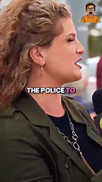 Aggressive Liberal Protester Melts Down