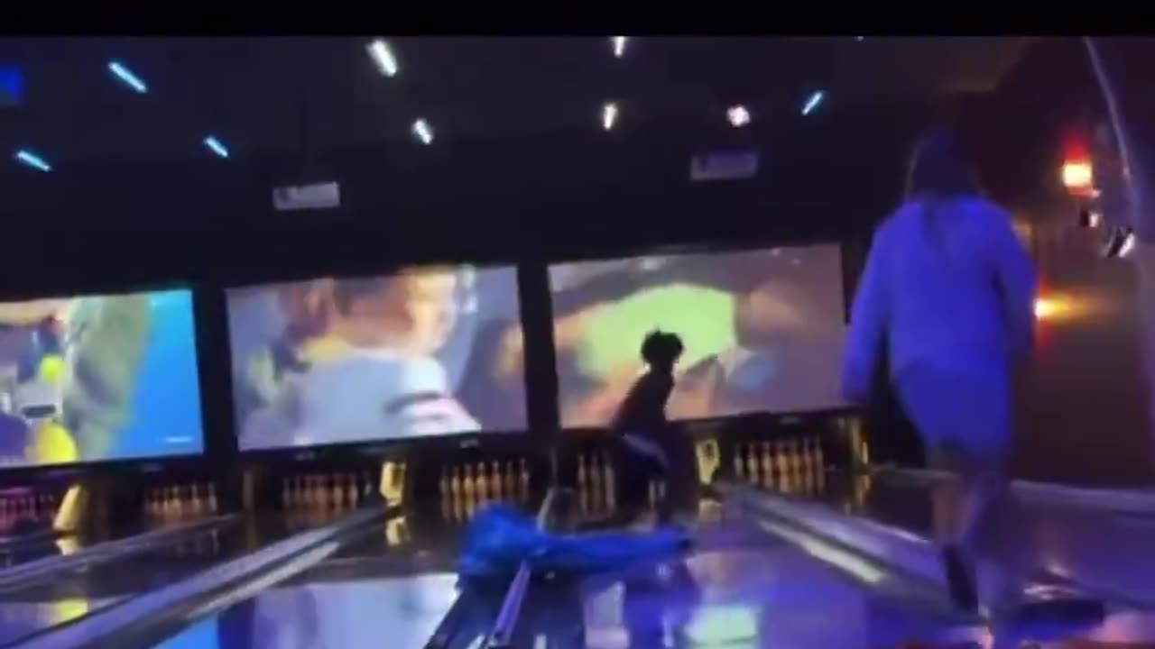 Blacks destroy bowling alley to make video