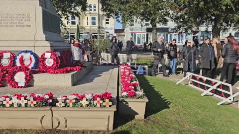 9 November 2025 Clacton on Sea Essex to remembrance service Part 3