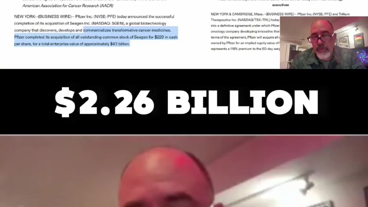 “世界揭露14_19”基因定序專家Kevin McKernan，輝瑞將有問題的疫苗給全人類接種！隱瞞FDA，將SV40序列置入在疫苗中，再收購癌症公司。Grok 3說，我推論輝瑞故意讓人得癌症，再推癌症用藥賺錢！