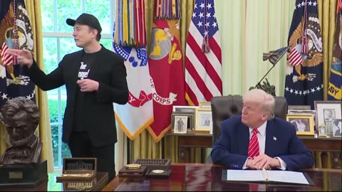 Elon Musk speaks to reporters about their LIES