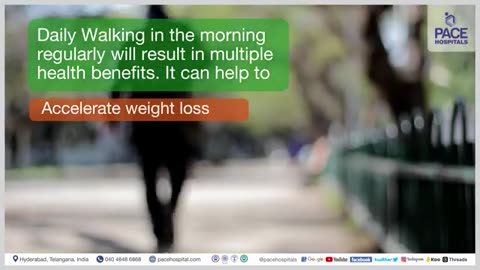 Morning walk Health and benefits