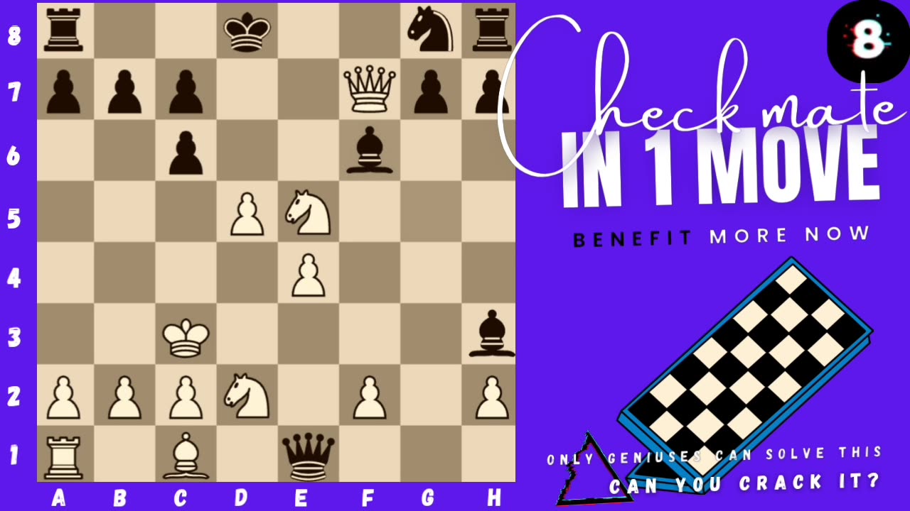 Can you checkmate in 1 move? (P.18) (White to play)♟️