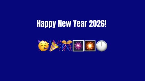 Happy New Year 2026! 🥳🎉🎊🎆🎇🕛