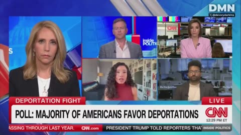 CNN: 63% of Americans favor deporting illegal immigrants.