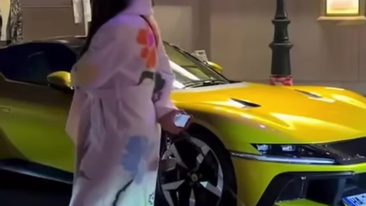 Beautiful super models arriving Monte Carlo Monaco